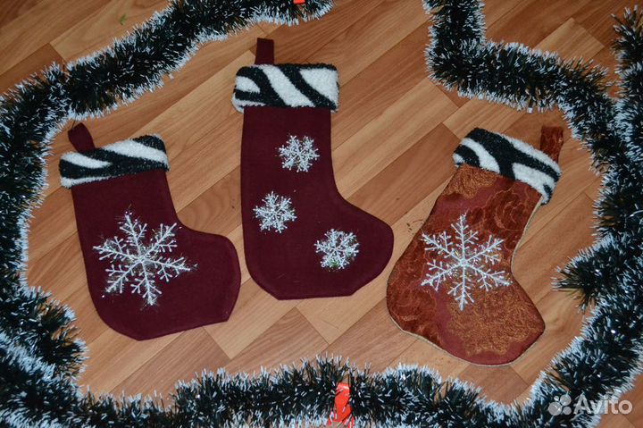 Новогодний, рождественский сапожок