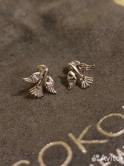 Серьги из серебра 