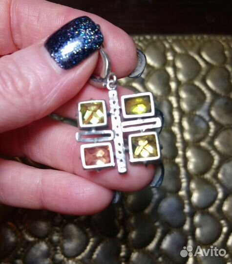 Комплект, Серьги и Кольцо. Серебро