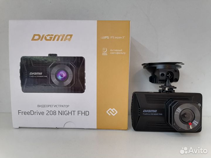 Видеорегистратор digma FreeDrive 208 dual night FH