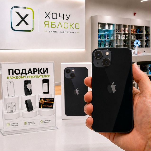 iPhone 13, 256 ГБ, SIM + eSIM