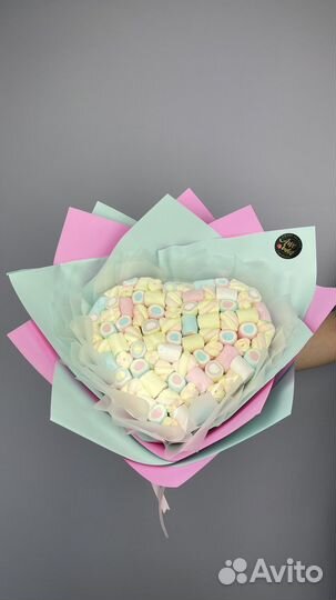 Букет из маршмеллоу