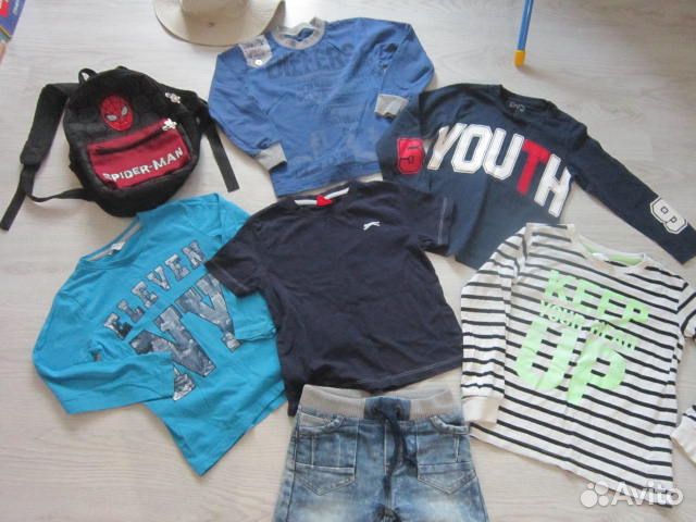 Вещи мальчику 4 - 6 лет (цена за пакет)