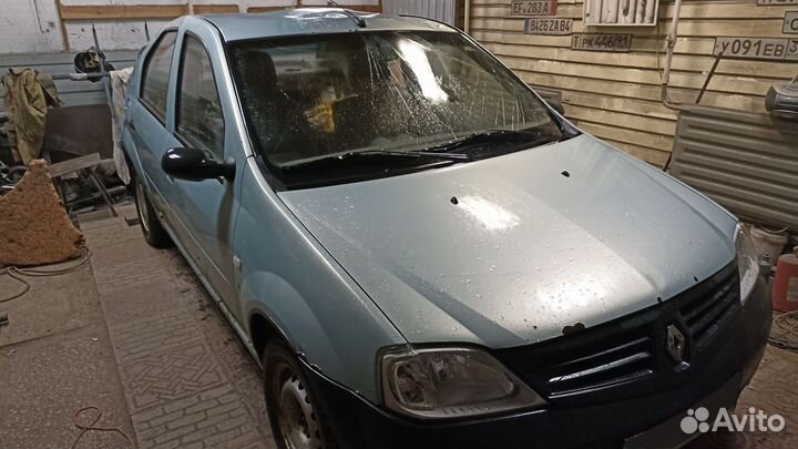 Renault Logan 1.4 МТ, 2008, битый, 370 000 км