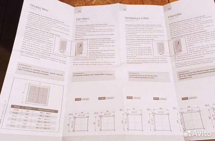 Вентиляционная решетка с фильтром DKC R5KF12
