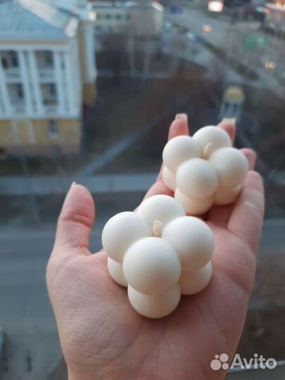 Свечи соевые и парафиновые ручной работы