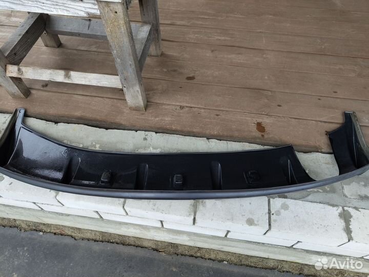 Накладка на задний бампер Лансер 10