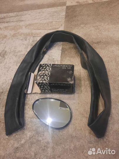 Резина камера на велик новая Atom и зеркало