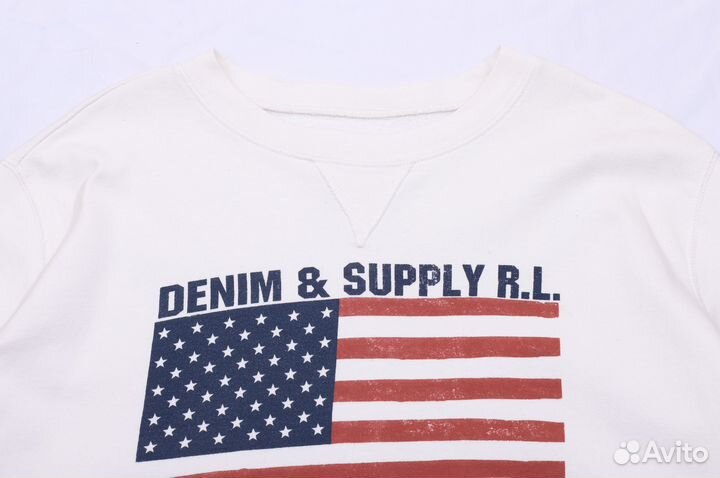 Denim&Supply Ralph Lauren Crop Sweat свитшот