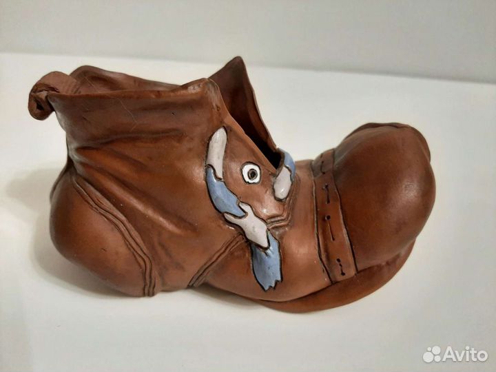 Башмак сувенирный из керамики