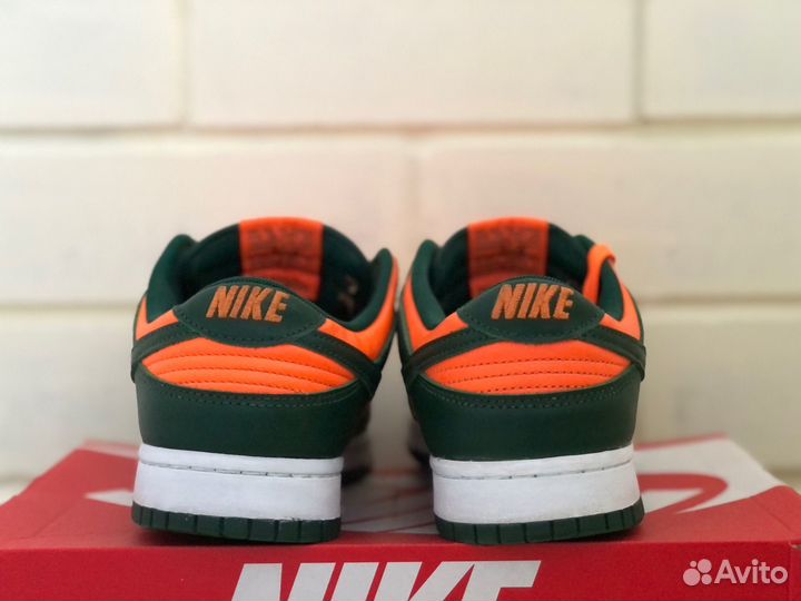 Nike Dunk Low Retro 'Miami Hurricanes' Оригинал