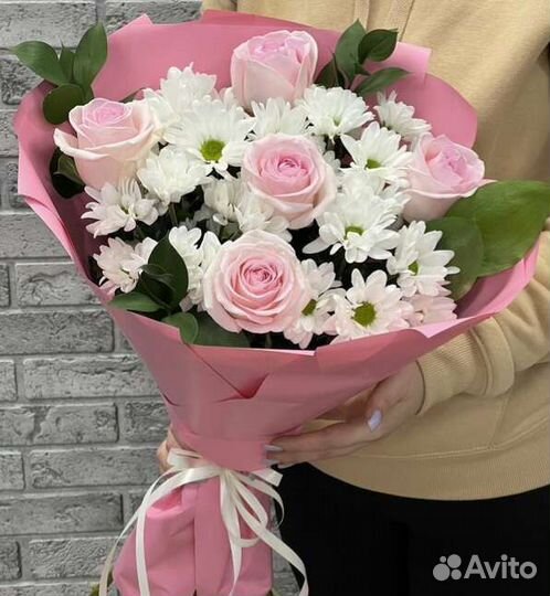 Живые Цветы Розы Букеты с доставкой