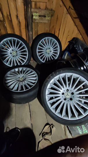 Литые диски r19 на mercedes
