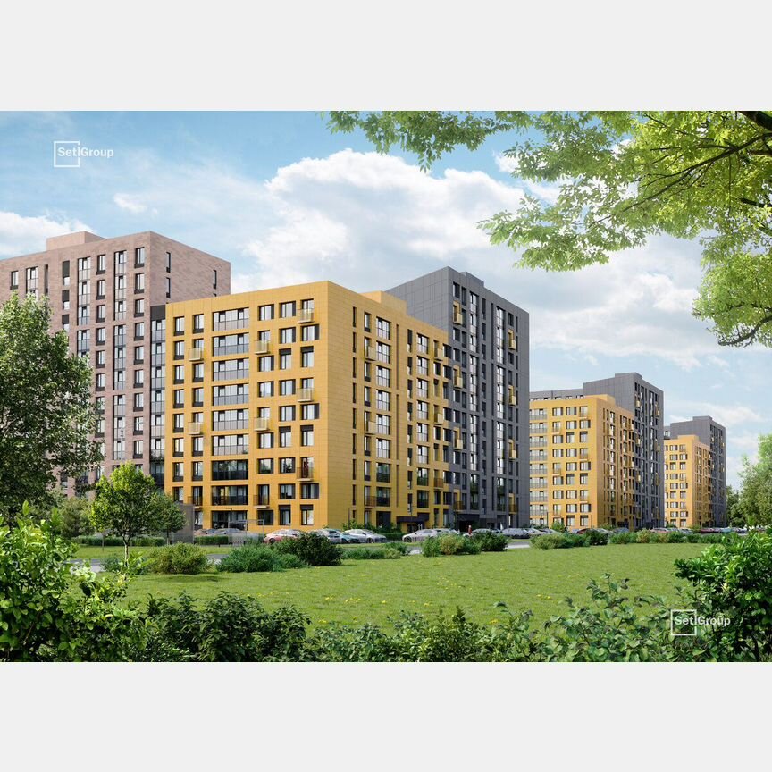 1-к. квартира, 44,8 м², 2/12 эт.