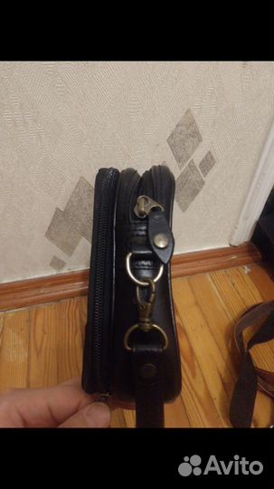 Мужская кожаная сумка бу