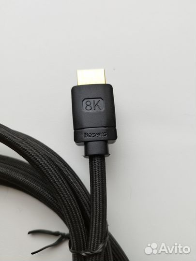 Кабель 2 метра hdmi 2.1 Baseus 8k/60h, 4k/120h