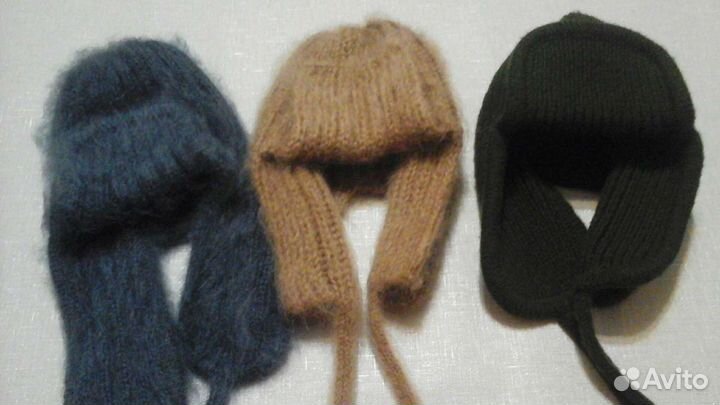 Шапка ушанка ручной работы