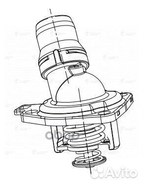Термостат для а/м Honda Accord viii (08) 2.4i