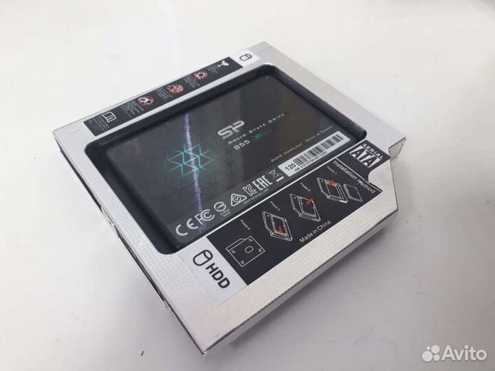 Переходник-салазки для HDD/SSD в ноутбук