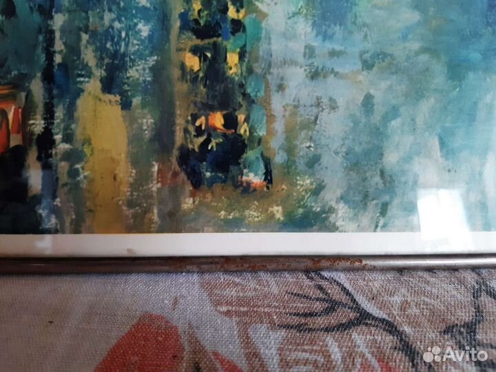 Репродукция картины Бульвар Монмартр ночью