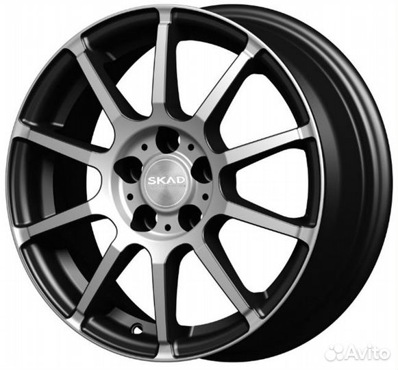 Скад Акита : 6x15 4*100 Et:40 Dia:60,1 алмаз