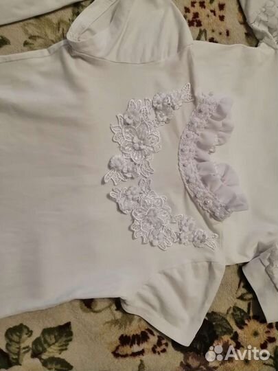 Блузка школьная пакетом 4шт