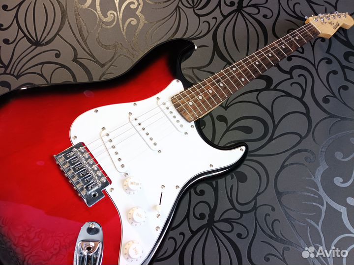 Homage sss stratocaster электрогитара