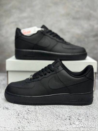 Кроссовки nike air force 1 черные