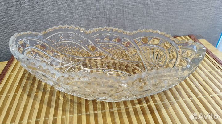 Салатник хрусталь СССР