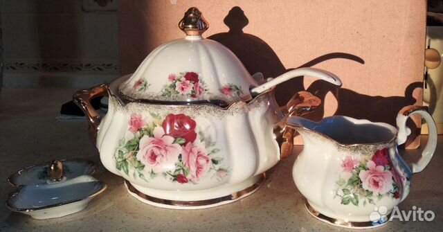 Немецкий фарфоровый сервиз с розами