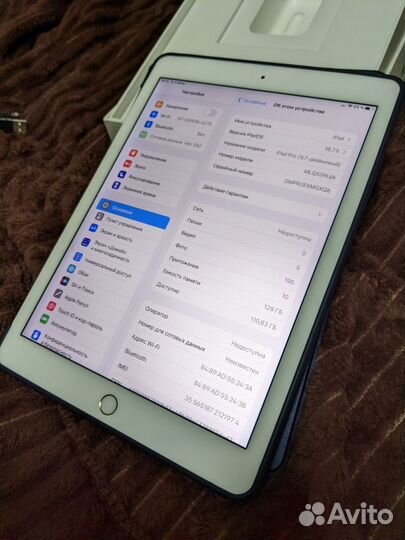 iPad pro 9.7 wi fi cellular 128gb 2016г