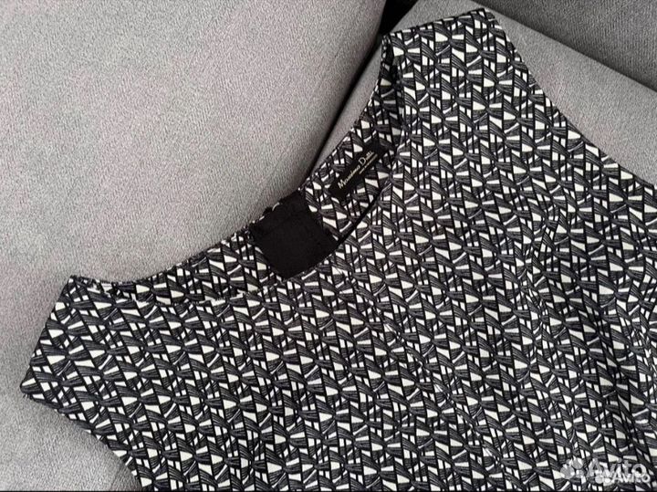 Massimo Dutti новое платье M 46 морское синее