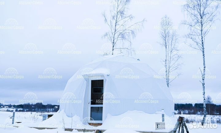 Геокупол для глэмпинга. Сферический дом