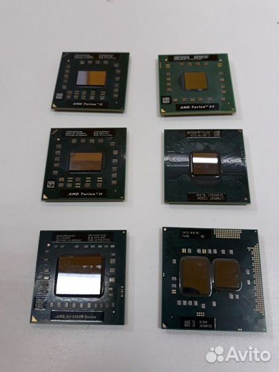 Процессоры ноутбука Intel / AMD