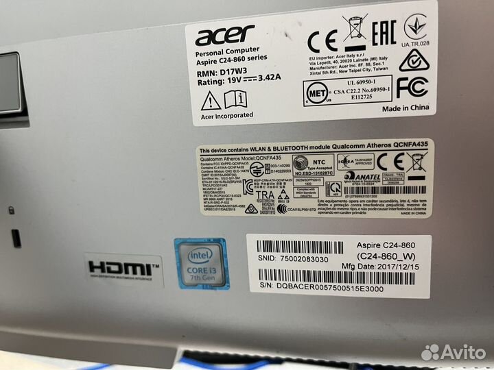 Моноблок acer