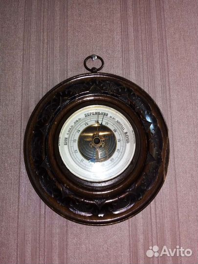 Старинный барометр Урлауб. Бокал Мальцов