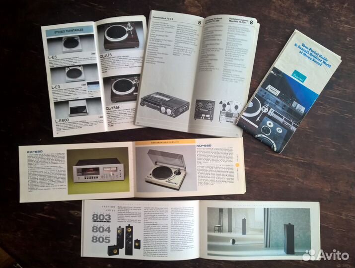 Старые каталоги JVC sony sansui keenwood B&W