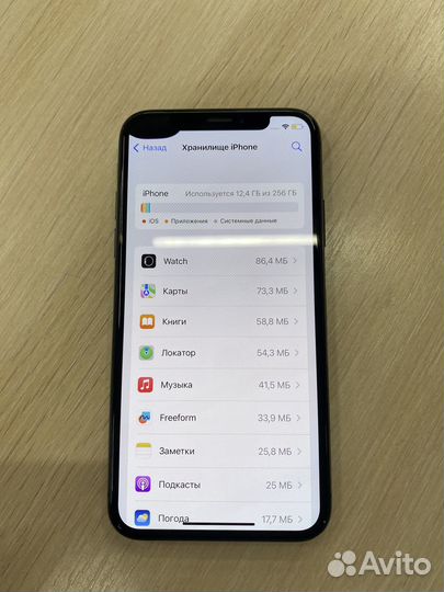 iPhone X, 256 ГБ