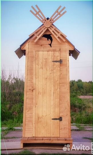 Дачный туалет с установкой ELE1003