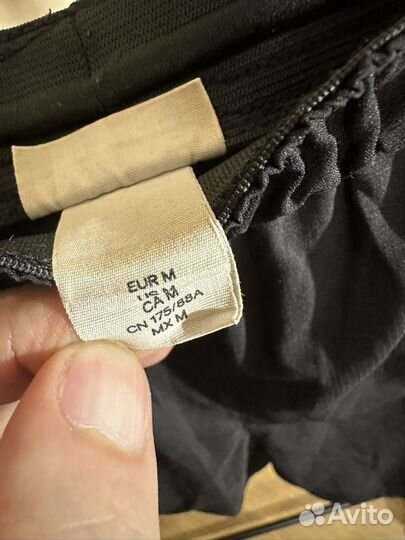 Шорты для спорта H&M р.М 48 черные как новые