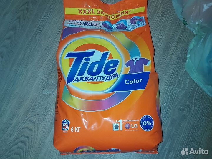 Стиральный порошок тайд калор (Tide color), 6кг