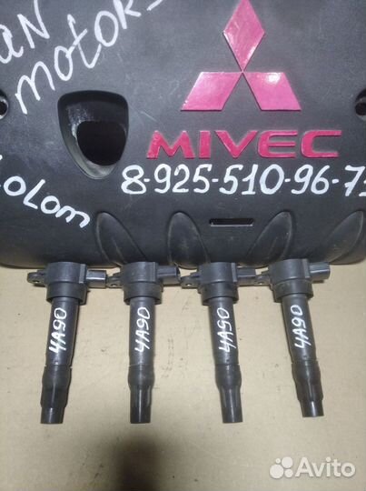 Катушка зажигания mitsubishi colt z30 4A90 4A91