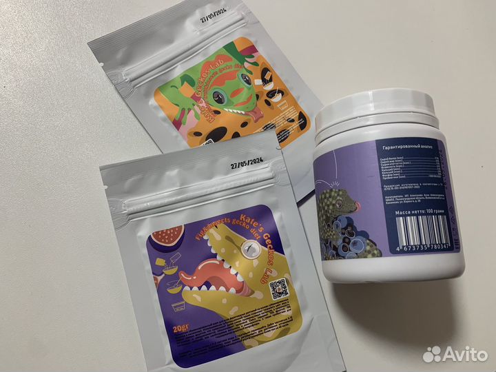 Kate's gecko lab пюре для бананоедов