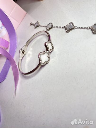 Браслеты серебро 925 van cleef