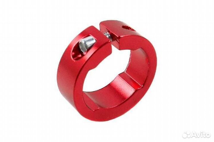 Зажим ручек руля вело №4,№5 (алюмин.) (разные цвет