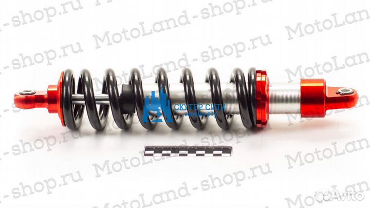 Амортизатор центральный L-360mm красный (Арт.ML117