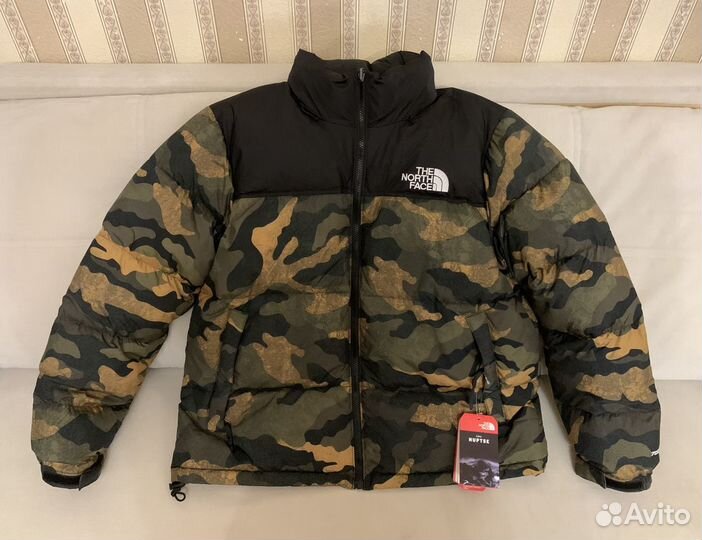 The north face 1996 nuptse jacket shop camo