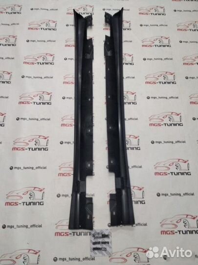 Пороги Mercedes E-class w212 рест AMG стиль