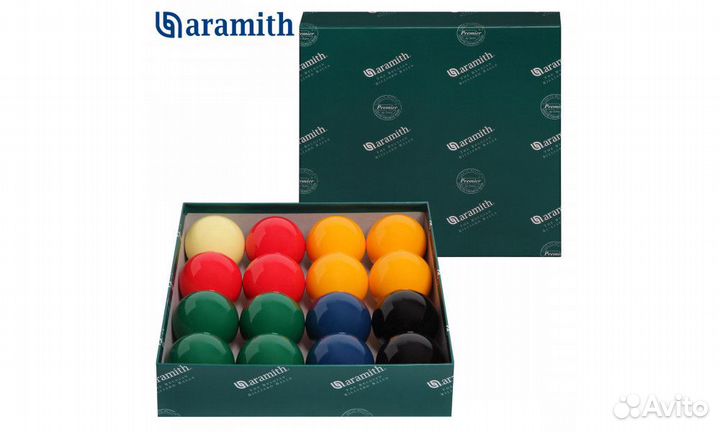 Шары Aramith Premier Pyramid 68мм белый биток