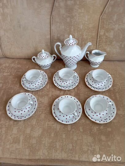 Чайно кофейный сервиз рига